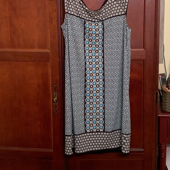 Max Studio NWOT multicolored dress size large - Picture 2 of 5